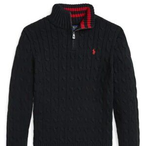 Ralph Lauren half zip boys sweater